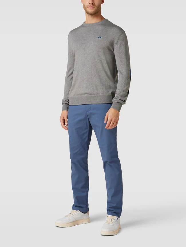 Tommy Hilfiger Chino Mit Label-Detail Modell 'DENTON CHINO 1985 PIMA' - Blau 1 Tommy Hilfiger Chino Mit Label-Detail Modell 'DENTON CHINO 1985 PIMA' - Blau
