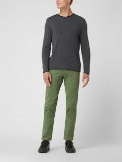 Christian Berg Men Chino Mit Stretch-Anteil - Apfelgrün