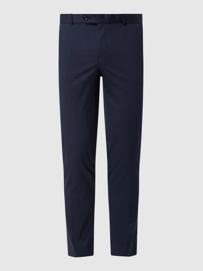 Carl Gross Modern Fit Anzughose Mit Stretch-Anteil Modell 'Tomte' - Marineblau 2 Carl Gross Modern Fit Anzughose Mit Stretch-Anteil Modell 'Tomte' - Marineblau – Bild 2