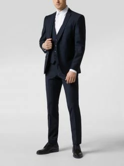 Roy Robson Anzughose Mit Stretch-Anteil - Marineblau