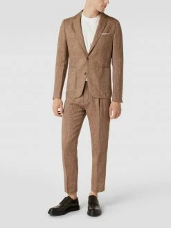 Cinque Leinenhose Mit Bundfalten - Beige