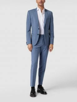 HUGO Anzughose Mit Bügelfalten Modell 'Hesten' - Bleu